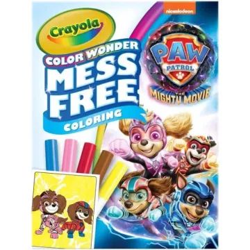 Crayola: Color Wonder Mancs őrjárat maszatmentes kifestő - többféle - . kép