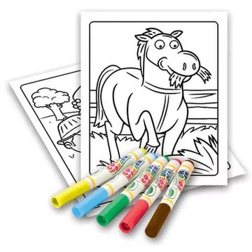 Crayola Color Wonder: Bauernhoftiere - Magisches Malbuch - . bild aus