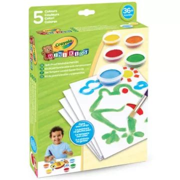 Crayola Mini Kids: Conjunto de pintura lavável e sem respingos - .Imagem