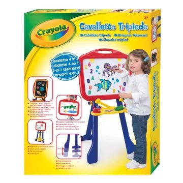 Crayola: Conjunto de cavalete ajustável e multifuncional Grow n Up - .Imagem