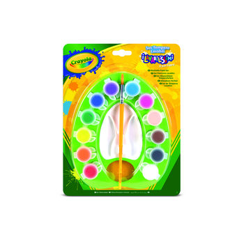 Crayola: Pestepalett pesuga ja pintsliga - 12-osaline - .pilt
