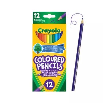 Crayola: Estuche de lápices de colores - 12 unidades - .imagen