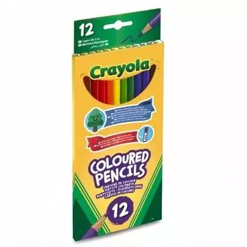 Crayola: Zestaw 12 kolorowych kredek - .zdjęcie 
