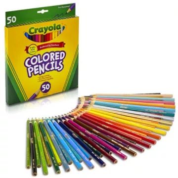 Crayola: Juego de 50 lápices de colores