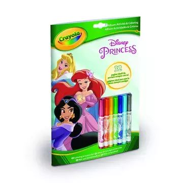 Crayola: Księżniczki Disney Edukacyjna i kolorowanka - w jęz. węgierskim - .zdjęcie 