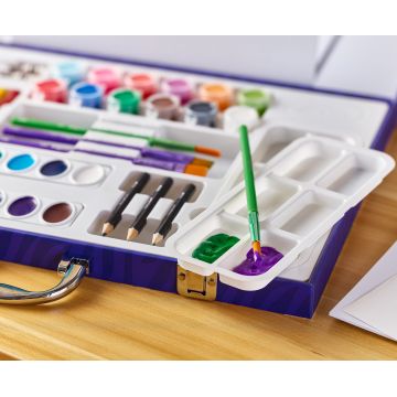 Crayola: Utazó festőkészlet felállítható rajztáblával - . kép