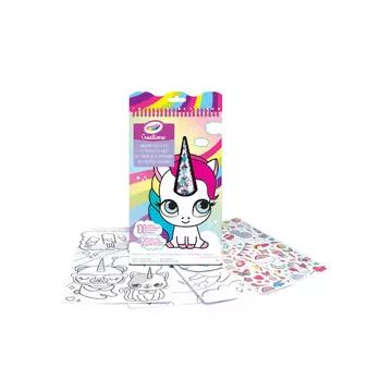 Crayola Kreacije: Set za crtanje sa naljepnicama Jednorozi - .slika