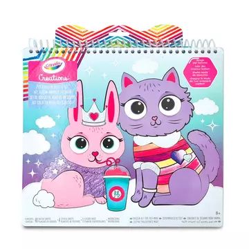Crayola kreationer: Tegnesæt med klistermærker Pet Fashion