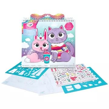 Crayola Creations: Loomade moe kleepsude joonistuskomplekt - .pilt