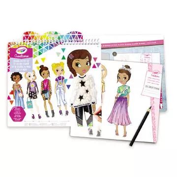 Crayola Creations: Divattervező rajzkészlet - . kép