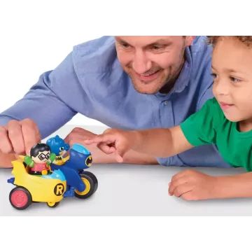 Tomy Toomies: 2 em 1 empurrável Batmoto - .Imagem