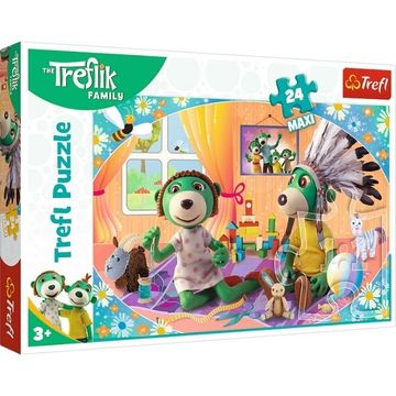 Trefl Treflik: Szórakozzunk együtt – 24 darabos maxi puzzle - . kép