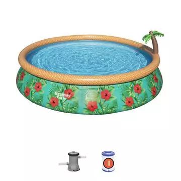 Bestway: Paradise Palms napihljiv bazenski set - 305 x 200 x 84 cm - .slika