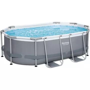 Bestway: VANILLA ovalni bazen s kovinskim okvirjem - 305 x 200 x 84 cm - .slika