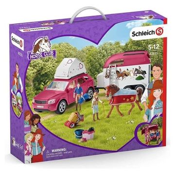 Schleich: Kaland autóval és lószállító utánfutóval 42535 - . kép