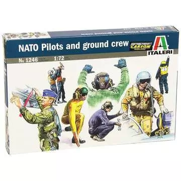 Italeri: NATO pilóták és kiszolgáló személyzet figurák, 1:72