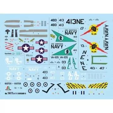 Italeri: Machetă avion A-7E Corsair II - 1:72 - .foto
