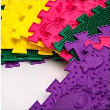 Ortho Puzzle: Set de covorașe de masaj ortopedic - 12 piese - .foto