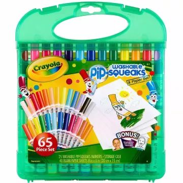 Crayola: Plaunamų mini markerių rinkinys su dėklu - .vaizdas