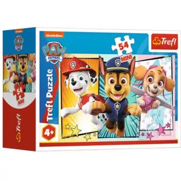 Trefl: Psi Patrol 2022 - mini puzzle z 54 elementami - różne - .zdjęcie 