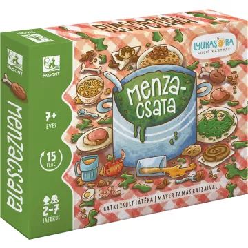 La battaglia alla mensa - gioco da tavolo in ungherese