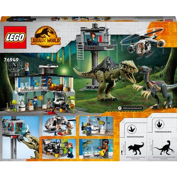 LEGO® Jurassic World: Giganotosaurus és Therizinosaurus támadás 76949 - . kép
