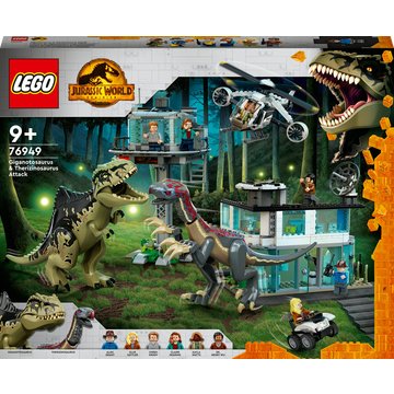 LEGO® Jurassic World: Giganotosaurus és Therizinosaurus támadás 76949 - . kép
