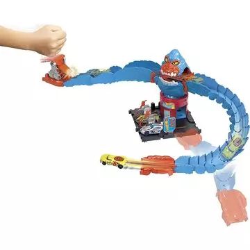 Hot Wheels City: Srednje velika steza - Napad gorile Wreck & Ride - .slika