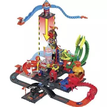 Hot Wheels City: Srednje velika steza - Napad gorile Wreck & Ride - .slika