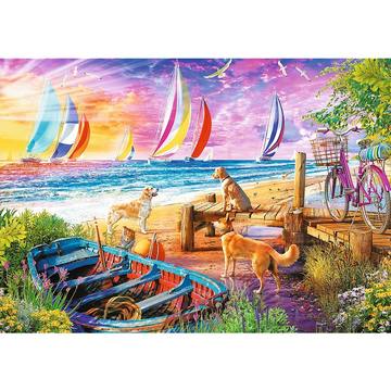 Trefl Prime: Vitorlás vakáció - 1000 darabos kombinálható puzzle - . kép