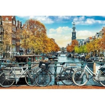Trefl Prime: Amsterdam in autunno - Puzzle componibile da 1000 pezzi - .immagine