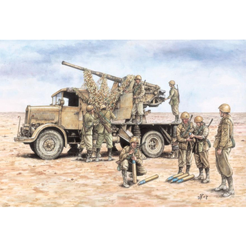 Italeri: Modelbouw Autocannon 3RO met 90/53 luchtafweergeschut - 1:72 - .afbeelding