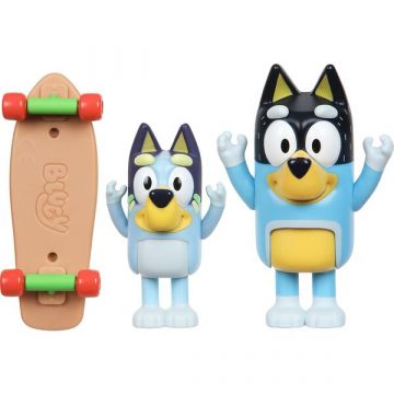 Bluey: Skateboard-Spielset - Bluey und Bandit - . bild aus