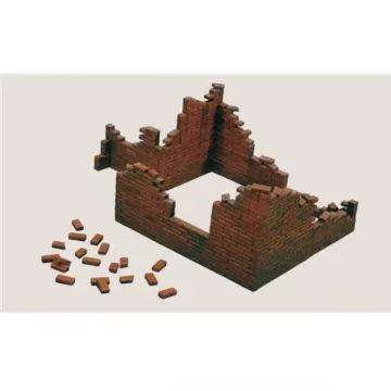 Italeri : Maquette de murs en briques en ruines, échelle 1:35 - .image