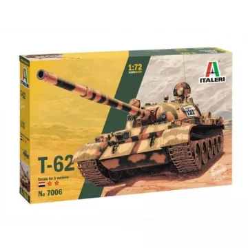 Italeri: T-62 tank makett, 1:72