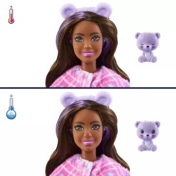 Barbie: Cutie Reveal presenečenje punčka, serija 2 - medvedek - .slika