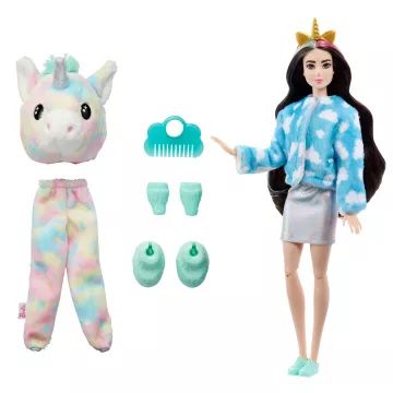 Barbie: Cutie Reveal presenečenje lutka, serija 2 - samorog - .slika