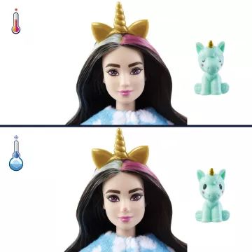 Barbie: Cutie Reveal presenečenje lutka, serija 2 - samorog - .slika