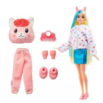 Barbie: Cutie Reveal presenečenje lutka, serija 2 - lama - .slika