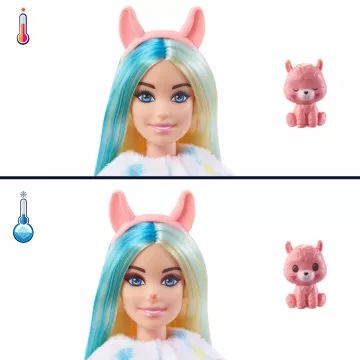 Barbie: Cutie Reveal presenečenje lutka, serija 2 - lama - .slika