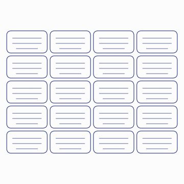 Herlitz: Etiqueta escolar com moldura azul - 20 unidades