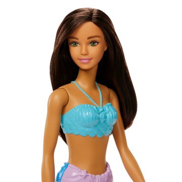 Barbie Dreamtopia: Barna hajú sellő baba - . kép