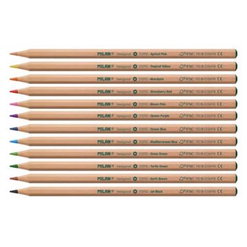 Milan: Hatszögletű színes ceruza - . kép