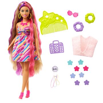 Barbie: Totally Hair baba - Virág - . kép