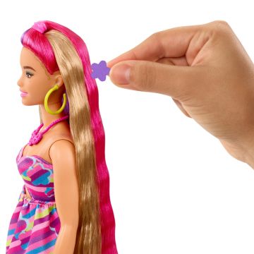 Barbie: Totally Hair baba - Virág - . kép