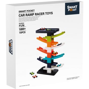 Autók a lejtőn játékszett 8 db kisautóval - . kép