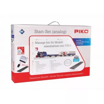 Piko: 57142 Roncalli cirko pradžios rinkinys, garvežys su keleiviniais ir krovininiais vagonais, bėgiais ir RC valdymu - .vaizdas