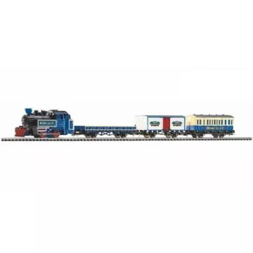 Piko: 57142 startovací sada Roncalli cirkus, parní lokomotiva s osobními a nákladními vozy, kolej s podložím, RC řízení - .obrázek