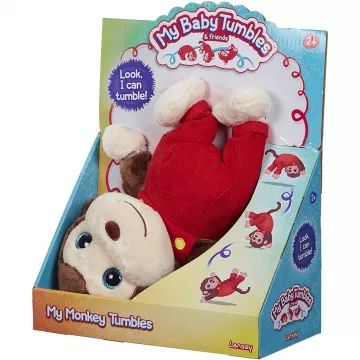 Baby-apenfiguur die rolt - .afbeelding