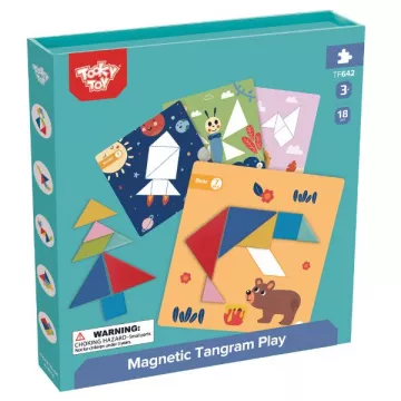Tooky Toy: Mágneses tangram képkirakó